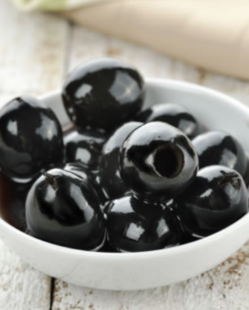 Olives Noires dénoyautées au naturel