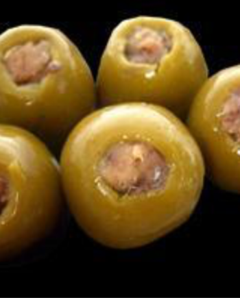 Olives Vertes farcies aux Anchois